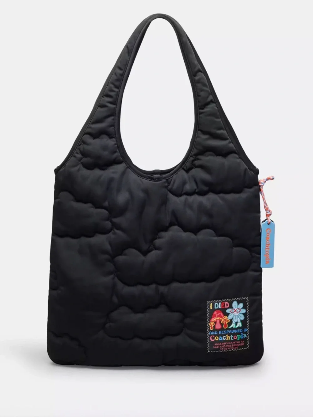 Coach | Tote | Coachtopia Loop Flat Tote with Cloud Quilting - Picture 16 of 16